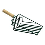  POLONIA   ZÖLDSÉG SZÁLLÍTÓ FANYELŰ RÁCSOS KISLAPÁT - 150X350MM 