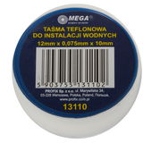  POLONIA   VÍZCSŐ TÖMÍTŐSZALAG - 12X0.075MM / 10M, 3DB/CS 