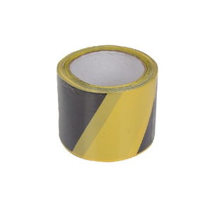  POLONIA   KÉTSZÍNŰ JELZŐSZALAG - FEKETE-SÁRGA - 120MM / 100M  termék fő termékképe