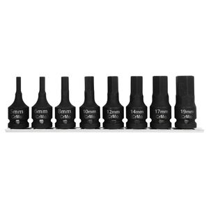  PROLINE   IMBUSZ BITFEJES ÜTVE-DUGÓKULCS KÉSZLET 5-19MM - 8 DB  termék fő termékképe