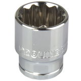  PROLINE   TIZENKÉTSZÖGŰ DUGÓKULCS - 1/2" 17MM 