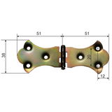  P&P   DÍSZES ZSANÉR - 51X38MM 