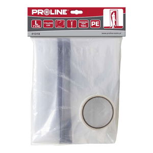  PROLINE   AJTÓFÜGGÖNY TAKARÓFÓLIA L-ALAKÚ CIPZÁRRAL - 1100X2200MM  termék fő termékképe