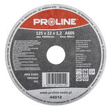  PROLINE   INOX VÁGÓKORONG - 125X1.2MM / A60S 