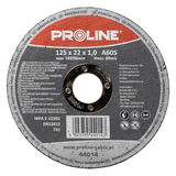  PROLINE   INOX VÁGÓKORONG - 125X1.0MM / A60S, DOBOZBAN, 10DB/CS 