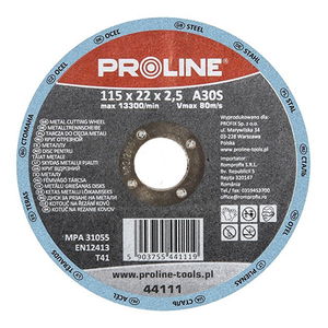  PROLINE   FÉM VÁGÓKORONG - 125X1.0MM / A60S  termék fő termékképe