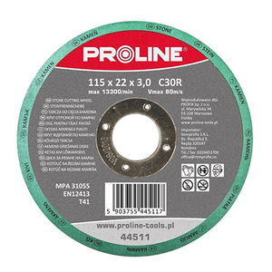  PROLINE   KŐZET VÁGÓKORONG - 115X3.0MM / C30R  termék fő termékképe