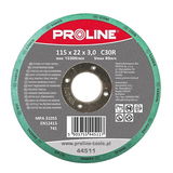  PROLINE   KŐZET VÁGÓKORONG - 230X3.0MM / C30S 