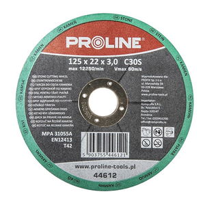  PROLINE   SÜLLYESZTETT KŐZET VÁGÓKORONG - 115X3.0 / C30S  termék fő termékképe