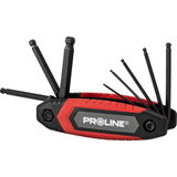  PROLINE   MARKOLATOS GÖMB IMBUSZKULCS SZETT CR-VA 1.5-8MM - 8 DB 
