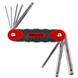 PROLINE   MARKOLATOS GÖMB IMBUSZKULCS SZETT - CR-VA 1.5-8MM - 8DB 