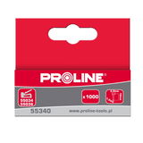 PROLINE   KESKENY ACÉLOS TŰZŐKAPOCS - E-TÍPUS - 10MM, 1000DB/CS 