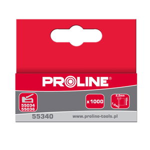  PROLINE   KESKENY ACÉLOS TŰZŐKAPOCS - E-TÍPUS - 14MM, 1000DB/CS  termék fő termékképe