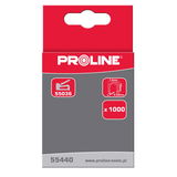  PROLINE   FÉLKEREK ACÉLOS TŰZŐKAPOCS - L-TÍPUS - 12MM, 1000DB/CS 