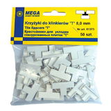  MEGA   CSEMPE HÉZAGOLÓ T-TÍPUSÚ FUGAÉK - 8MM, 50DB/CS 