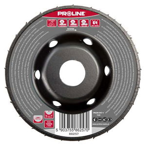  PROLINE   RÁSPOLY KÚPKORONG, SÜLLYESZTETT / SZÉL-OLDAL - 120MM  termék fő termékképe