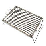  ROMPROFIX   HORDOZHATÓ INOX GRILLSÜTŐ, LÁBAKKAL, KERETTEL - 52X37CM 