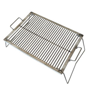 ROMPROFIX   HORDOZHATÓ INOX GRILLSÜTŐ, LÁBAKKAL, KERETTEL - 52X37CM  termék fő termékképe
