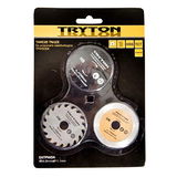  TRYTON   TARTOZÉK - TPW500K - FÉM/FA/GYÉMÁNT VÁGÓLAP 54MM - 3 DB 