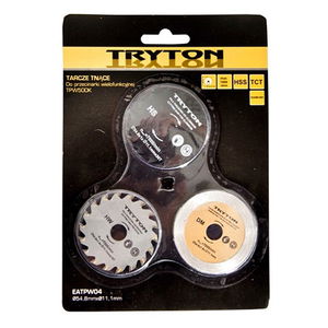  TRYTON   TARTOZÉK - TPW500K - FÉM/FA/GYÉMÁNT VÁGÓLAP 54MM - 3 DB  termék fő termékképe