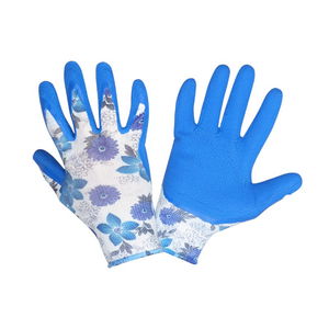  LAHTI.PRO   LATEX VÉDŐKESZTYŰ POLIÉSZTER, VIRÁG MINTÁS - 8  termék fő termékképe