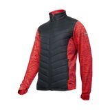  LAHTI.PRO   SZÁLMINTÁS KABÁT, STEPPELT / PIROS-FEKETE - 2XL 