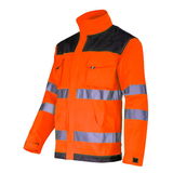  LAHTI.PRO   LÁTHATÓSÁGI KABÁT / NARANCSSÁRGA-FEKETE - 3XL 