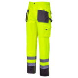  LAHTI.PRO   LÁTHATÓSÁGI NADRÁG / ZÖLD-FEKETE - 2XL 