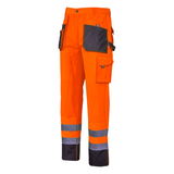  LAHTI.PRO   LÁTHATÓSÁGI NADRÁG / NARANCSSÁRGA-FEKETE - 2XL 