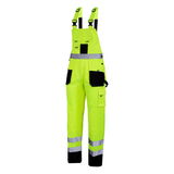  LAHTI.PRO   LÁTHATÓSÁGI KERTÉSZNADRÁG / ZÖLD-FEKETE - 3XL 