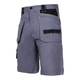  LAHTI.PRO   MUNKAVÉDELMI RÖVIDNADRÁG, PAMUT / SZÜRKE - 2XL/H-188 