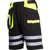  LAHTI.PRO   FÉNYVISSZAVERŐS RÖVIDNADRÁG / FEKETE-ZÖLD - 3XL 