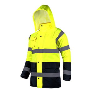  LAHTI.PRO   LÁTHATÓSÁGI KABÁT, BÉLELT, HOSSZÚ / ZÖLD - 3XL  termék fő termékképe