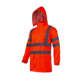  LAHTI.PRO   LÁTHATÓSÁGI KABÁT, VÍZHATLAN / NARANCSSÁRGA - 3XL 