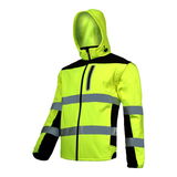  LAHTI.PRO   LÁTHATÓSÁGI SOFT-SHELL KABÁT / ZÖLD - 3XL 