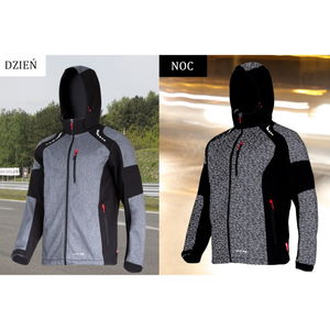  LAHTI.PRO   SOFT-SHELL KABÁT, KAPUCNIS, FÉNYVISSZAVERŐ SZÁLAS - 2XL  termék fő termékképe