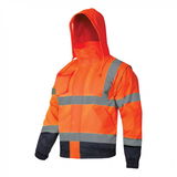  LAHTI.PRO   LÁTHATÓSÁGI KABÁT, BÉLELT / NARANCSSÁRGA - 3XL 