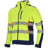  LAHTI.PRO   LÁTHATÓSÁGI SOFT-SHELL KABÁT, MINTÁS / ZÖLD - L 