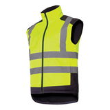  LAHTI.PRO   LÁTHATÓSÁGI MELLÉNY, BÉLELT / ZÖLD - 2XL 