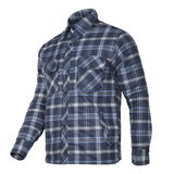  LAHTI.PRO   KOCKÁS FLANEL ING, BÉLELT / KÉK - 2XL 