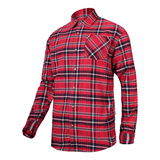  LAHTI.PRO   KOCKÁS FLANEL ING, VASTAG / PIROS - M/H-170 