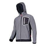  LAHTI.PRO   SOFT-SHELL KABÁT, KAPUCNIS / SZÜRKE - 3XL 