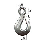  MK   HORGANYZOTT ÖNZÁRÓ SZEMES HOROG - 500KG / 12.5MM/24MM 
