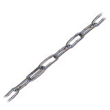  MK   HORGANYZOTT HOSSZÚ SZEMES LÁNC - 6MM / 18M 