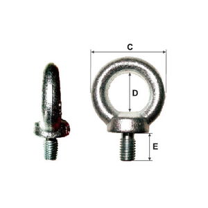  MK   MENETES CSAVAROS GYŰRŰS SZEM - M12 / 30MM/50MM  termék fő termékképe