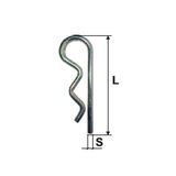  MK   RUGÓS BIZTOSÍTÓSZEG - 4.0MM / 80MM 