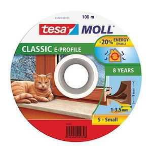  TESA   TÖMÍTŐPROFIL TEKERCS, E-TÍPUSÚ - 9MM / 100M - FEHÉR  termék fő termékképe
