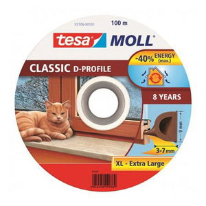 TESA   TÖMÍTŐPROFIL TEKERCS, D-TÍPUSÚ - 9MM / 100M - BARNA  termék fő termékképe