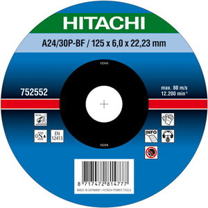 HiKOKI #csiszolót. fém 115x6  /4100231 termék fő termékképe