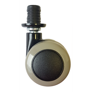 67-59-40 Ø8 mm csapos műanyag hüvelyes bútorgörgő Ø40 mm, puha termék fő termékképe